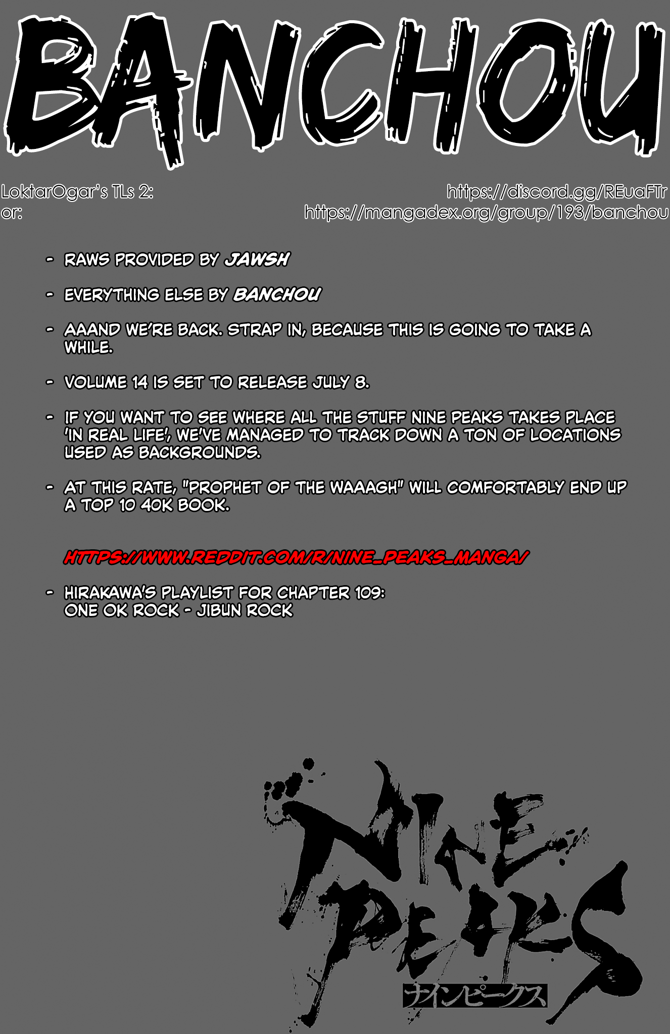 NINE PEAKS Chapter 109 1